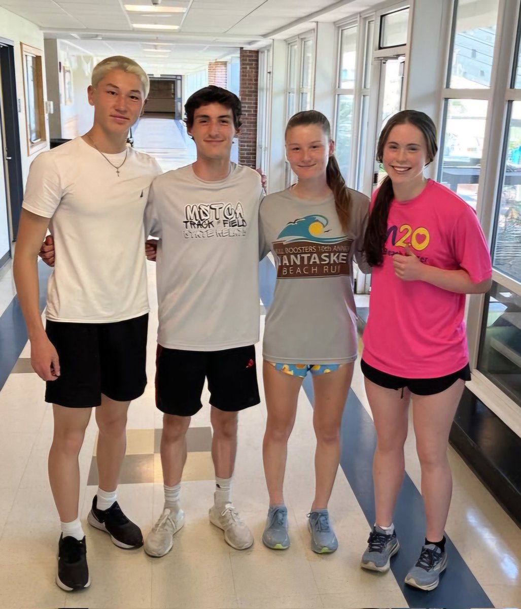 Good luck to our state qualifiers for today! Lawrence in the high jump, Chris in the high hurdles and high jump, Elsie in the high hurdles and Ronnie in the 100! #go pirates!!!