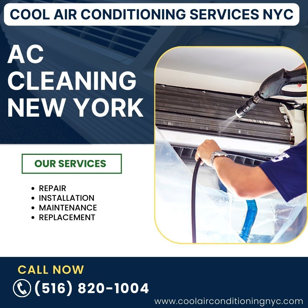 Our company offers professional AC cleaning services in New York, ensuring that your air conditioning system operates at its best. Call us (516) 820-1004  coolairconditioningnyc.com #hvac #airconditioning #cooling #heatingandcooling #hvacservice #ac #airconditioner #construction