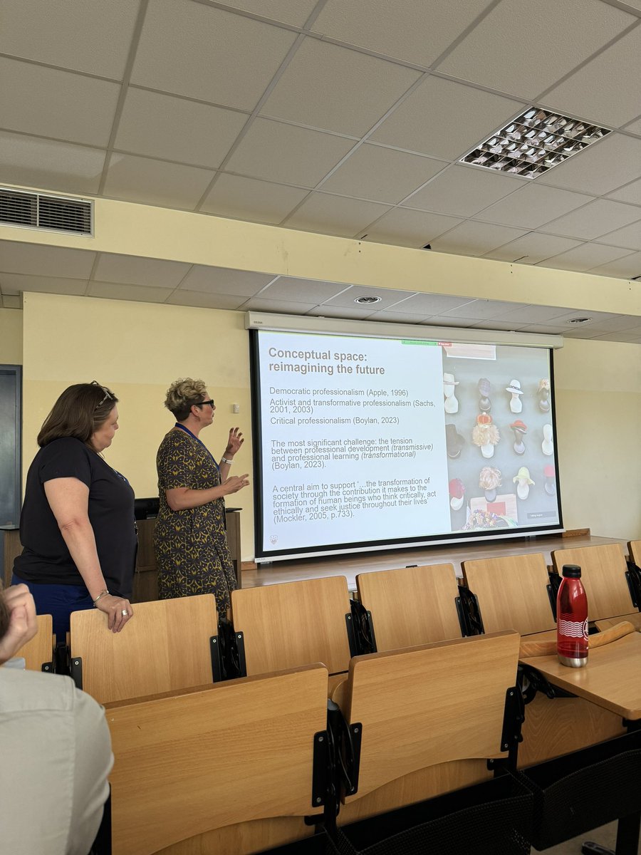 Great to hear from <a href="/LeedsTrinity/">Leeds Trinity University</a> colleagues redefining and re-energising ‘spaces’ in higher education for trainee teachers. @nuttallam and Alison Griffiths thanks for a great presentation and discussion.  #IPIE2024