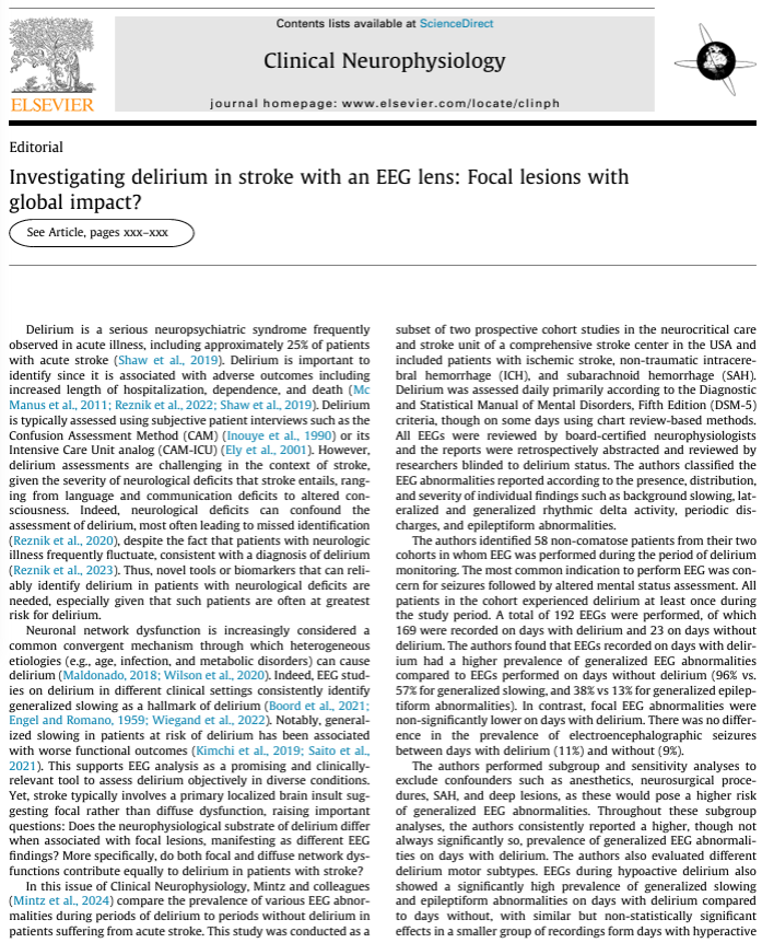 IFCN and its Clinical Neurophysiology journals tweet media