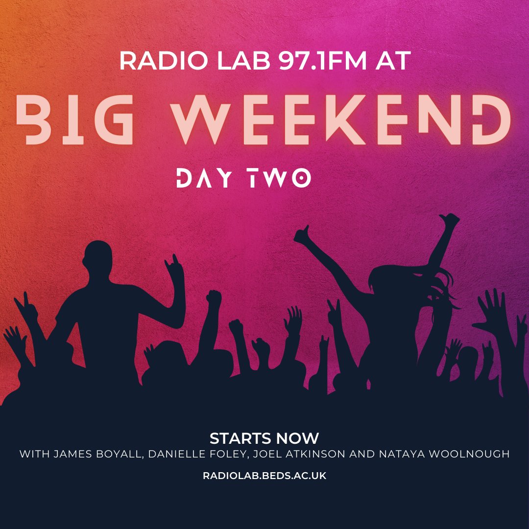 RadioLaB971fm's tweet photo. GUESS WHOS BACK? BACK AGAIN?! We are! Radio Lab have set up @BBCR1 #BIGWEEKEND in #luton for day 2 

Tune in at https://t.co/wLSvVCswcs for all the best action and excitement! https://t.co/pD8UgUtVG8