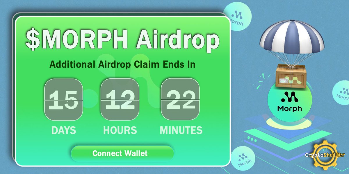 CryptoShelter_'s tweet photo. $MORPH testnet with confirmed AIRDROP 🚨

$20M invested with a valuation $110M = $MORPH largest drop in history.

Cost: $0 and potential profit $5500

Check Airdrop strategy 🧵👇 https://t.co/DIGLUX7VFi