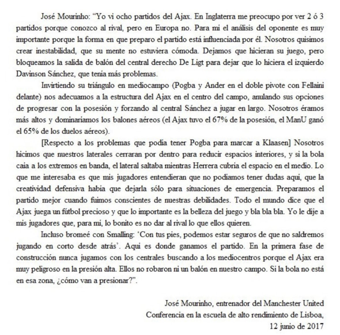 UpdateNotesX's tweet image. José Mourinho explicando un plan de partido.

Lectura muy top.