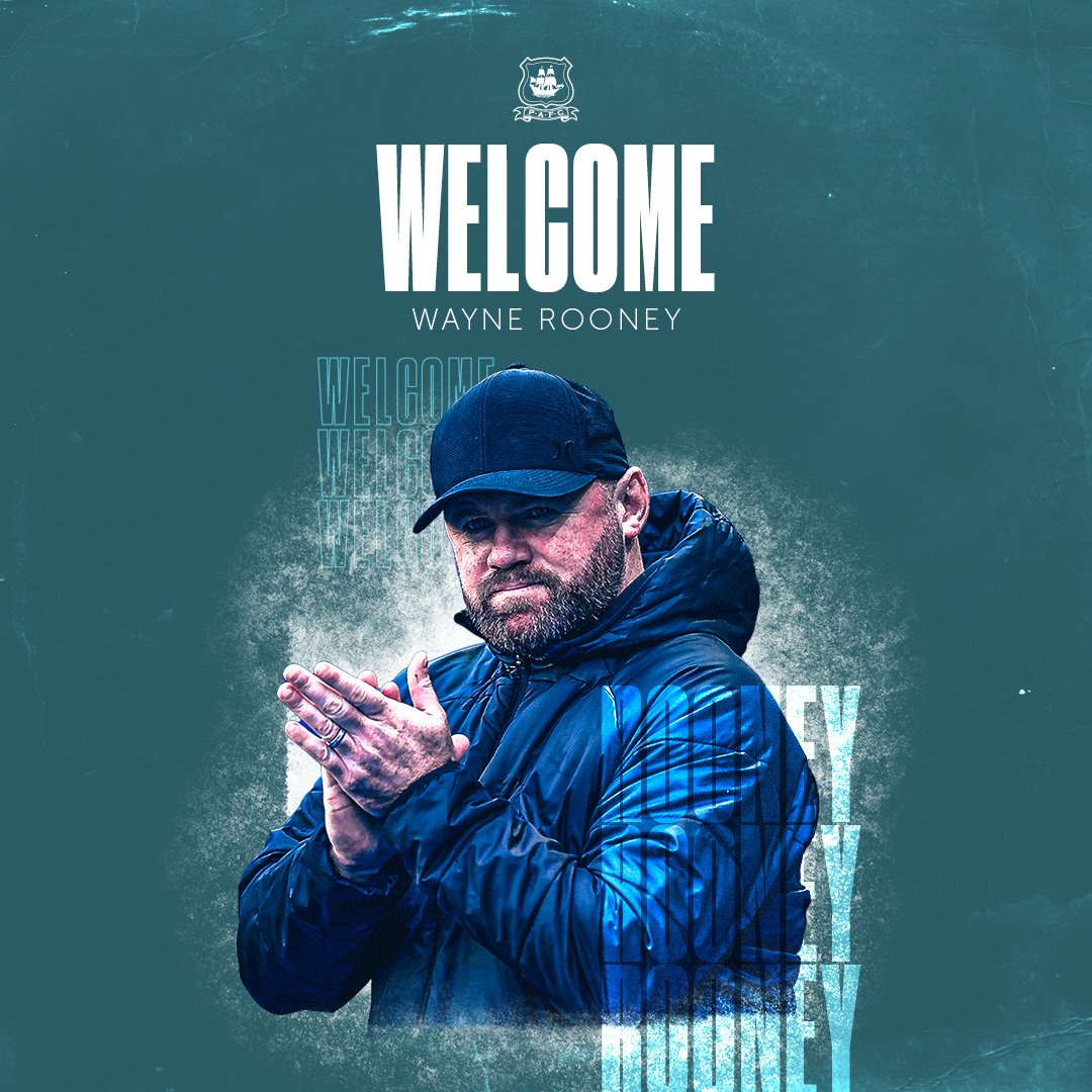 Plymouth confirm Wayne Rooney as their new manager.🟢 🗣️ Rooney: 'I've experienced first-hand how talented the existing group of players is here – and also the incredible atmosphere at Home Park. The club is on an exciting long-term journey, with a progressive plan in place.'
