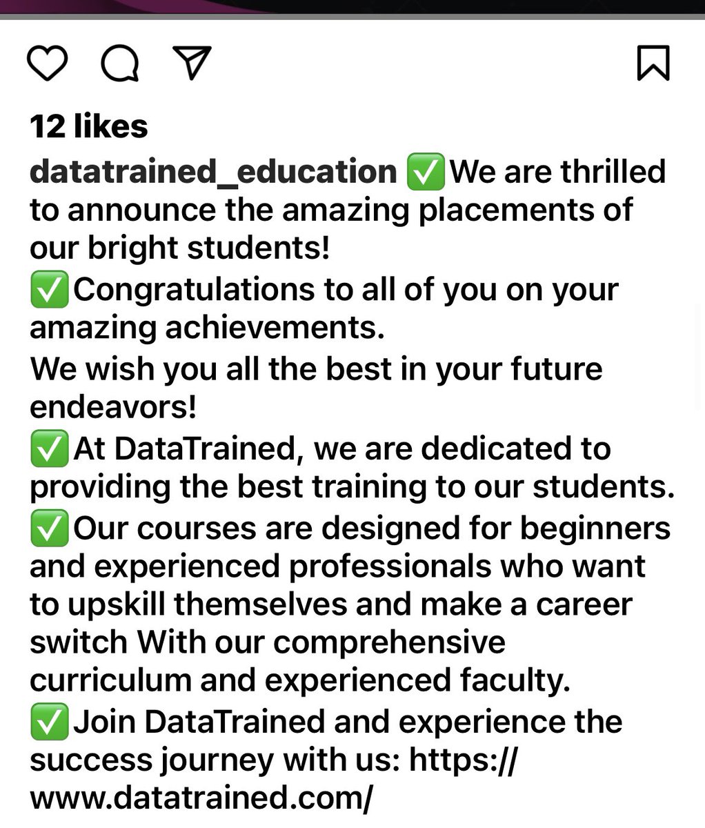 lizzybornsweetu's tweet photo. These are there to entice and lure you into making financial mistakes. DataTrained education or Data trained UK is a fraudulent company. #tech #uk #TechFun fake reviews on @Tripadvisor carried out by their staff . They avoid replying emails rather choose WhatsApp call https://t.co/DBchkYrUhR