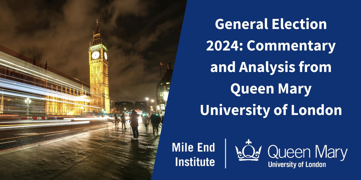 🗣Calling everyone looking for expert analysis of #GeneralElectionUK! ⏳As we count down to polling day, @QMUL experts will be analysing the twists and turns of the campaign. ✍️ Bookmark our ‘Meet the Experts’ page and sign up to our newsletter. 🔗 qmul.ac.uk/mei/news-and-o…