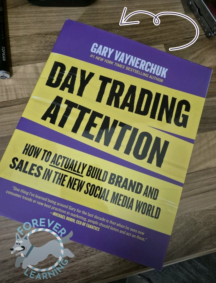Looking forward to reading <a href="/garyvee/">Gary Vaynerchuk</a>'s new book Day Trading Attention.....

#book #foreverlearning #garyvaynerchuk #trading #attention