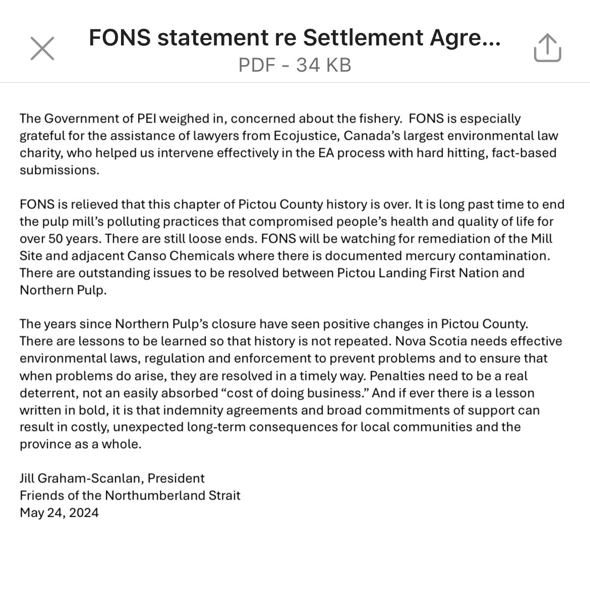 Friends of the Northumberland Strait tweet media