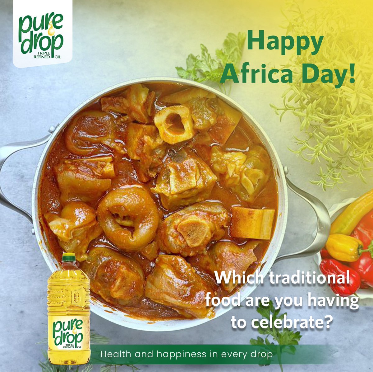 puredropoil's tweet photo. Happy Africa Day, what traditional food are you having to celebrate?
#PureDropSecrets #CookingDelight #PureDrop #Zimbabwe https://t.co/g9vDFO9sT5