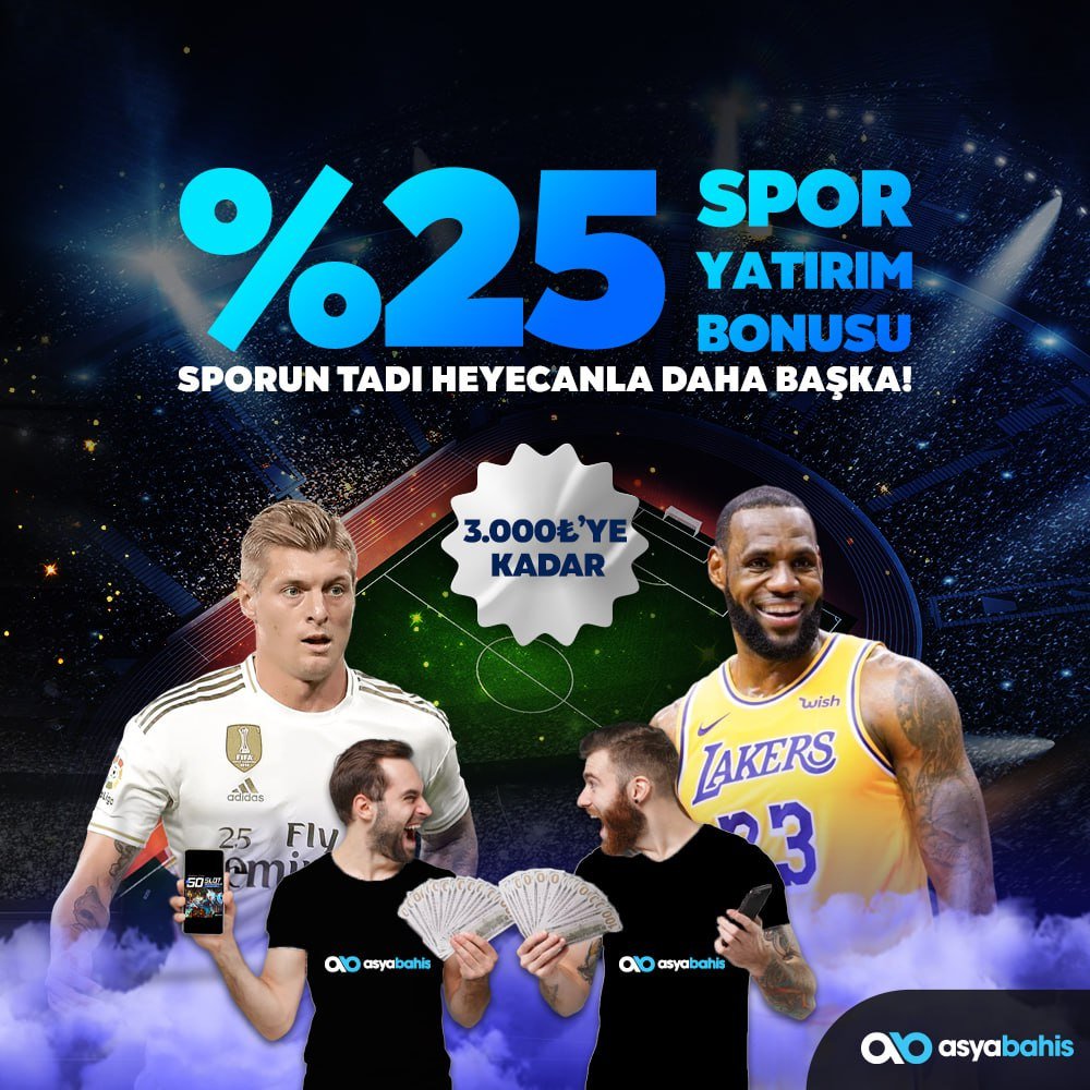 ⚽️ ASYABAHİS'TEN SPOR TUTKUNLARINA ÖZEL ⚽️

📌️️️️️️ 3.000 ₺'ye kadar %25 spor yatırım bonusu sizi bekliyor.
💰 Hemen yatırım yapın , bedava bonusların tadını çıkarın! t2m.io/BigBSSa