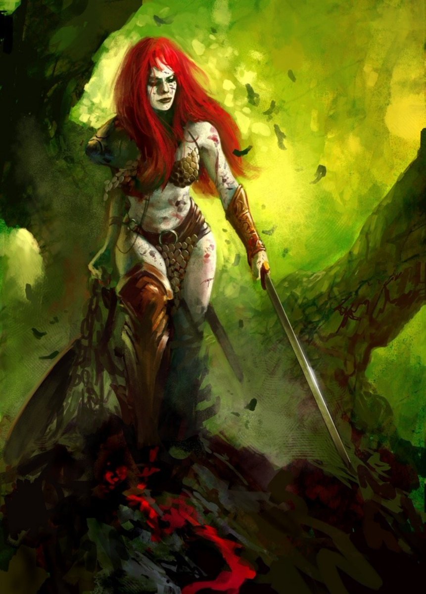 art by Steve Epting
#Redsonja