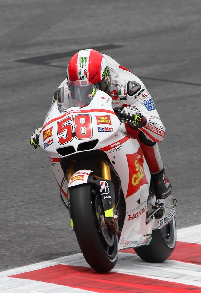 Honda rc212v simoncelli Cataluña 2011.