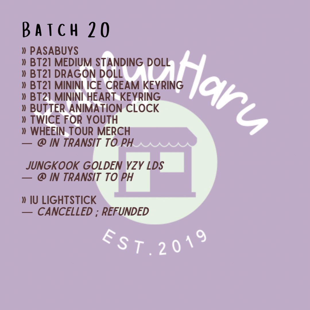 #HYHRNOTICE
✨Batch 20✨
» kindly check the latest updates ⬇️ 

Thank you!
