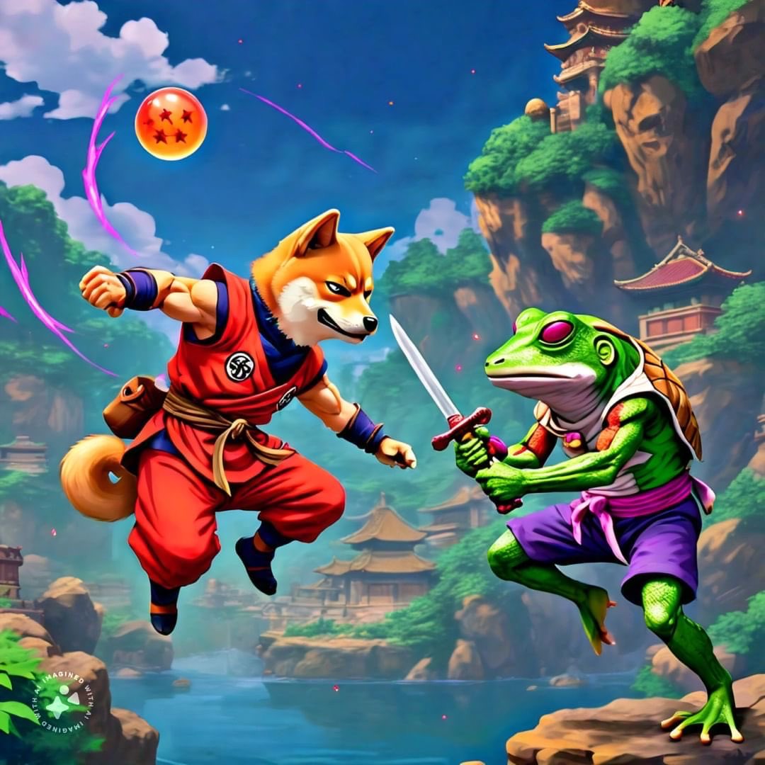 LBilandy's tweet image. $shib vs $pepe - DBZ Style hope you guys like it! #SHIBAARMSTRONG #shibarmy #crypto $bowl shibarium