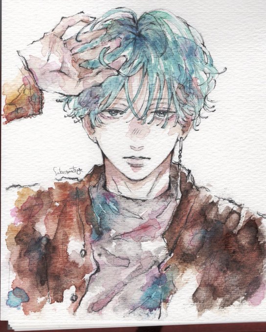 「portrait watercolor (medium)」 illustration images(Latest)