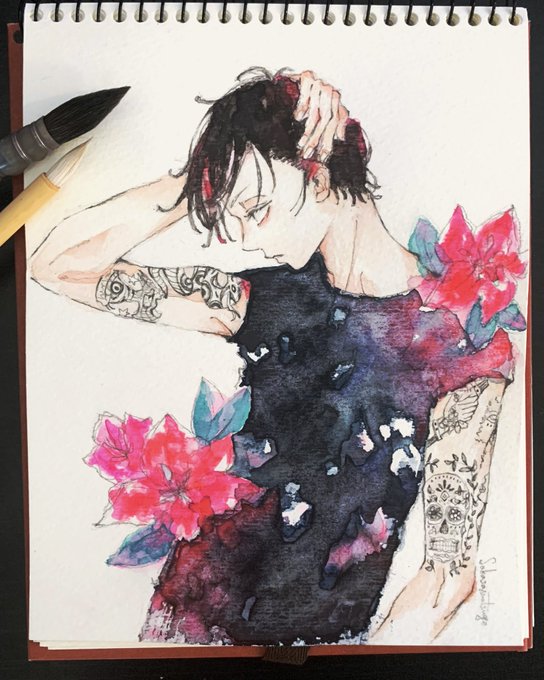 「tattoo upper body」 illustration images(Latest)｜2pages