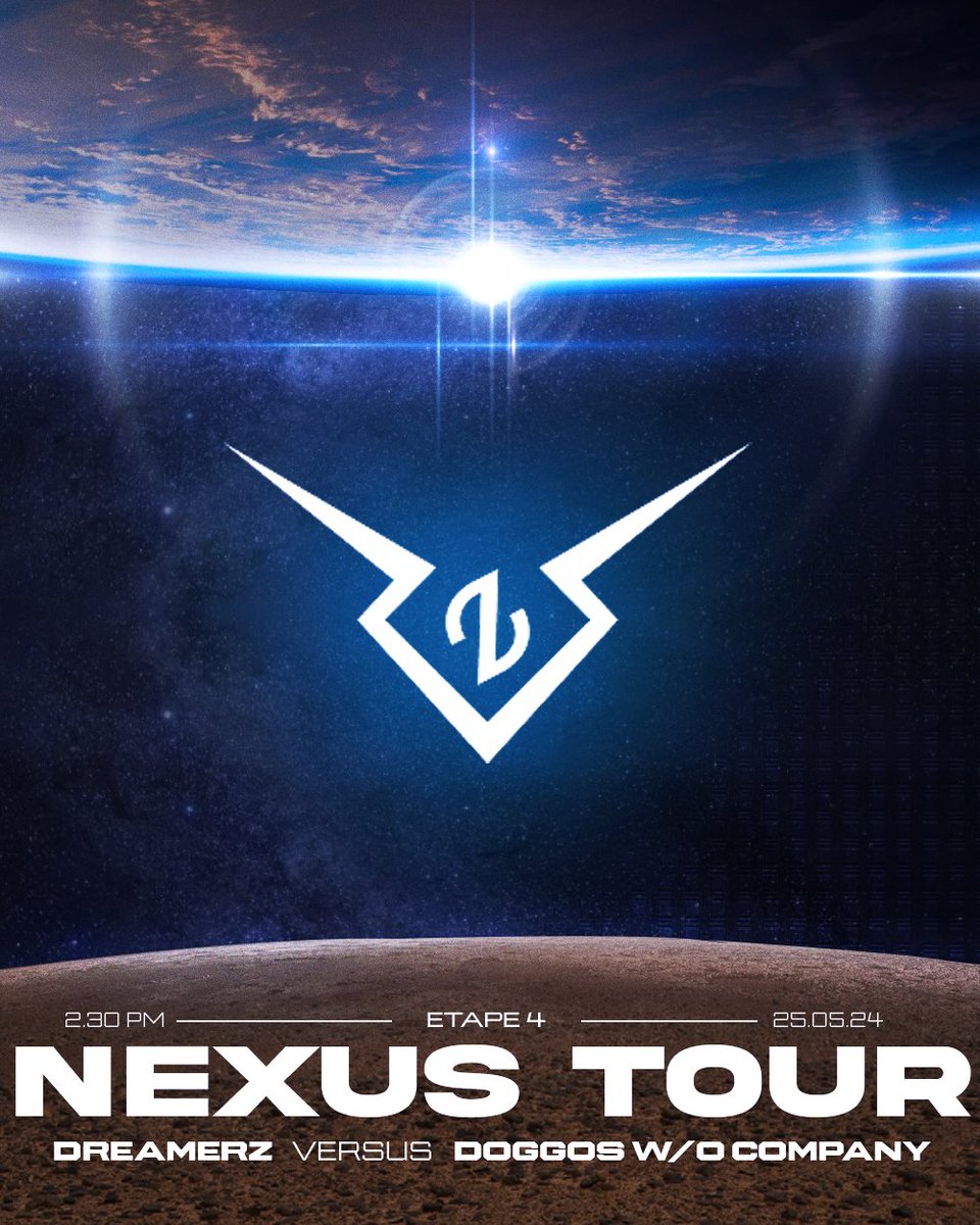 Plus le droit à l'erreur, on a eu notre petit reset mental, c'est le moment de revenir pour ce #NexusTour !

Game 3 contre Doggos Without Company!

🔴 LIVE : twitch.tv/fightindreamerz

#DRZWIN #DreamHigher
