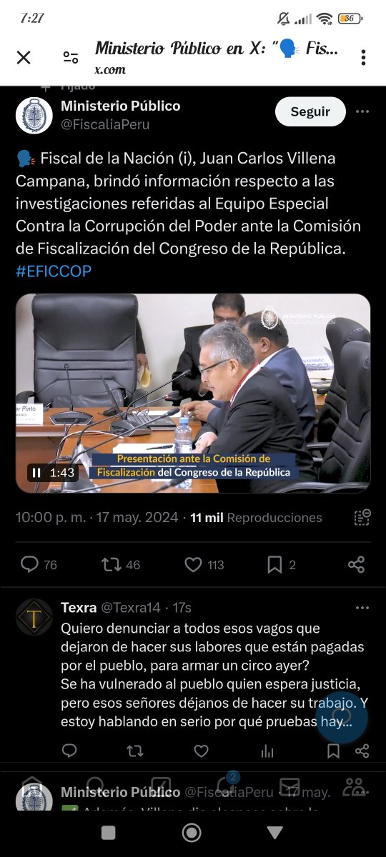 Texra14's tweet photo. @willaxtv Necesito su apoyo, para que mi denuncia como ciudadano proceda. Nadie puede abandonar sus labores demorando las investigaciones bajo su responsabilidad, para armar ese circo y debe haber sanciones a todos esos lame botas. https://t.co/EdXit5B6QT