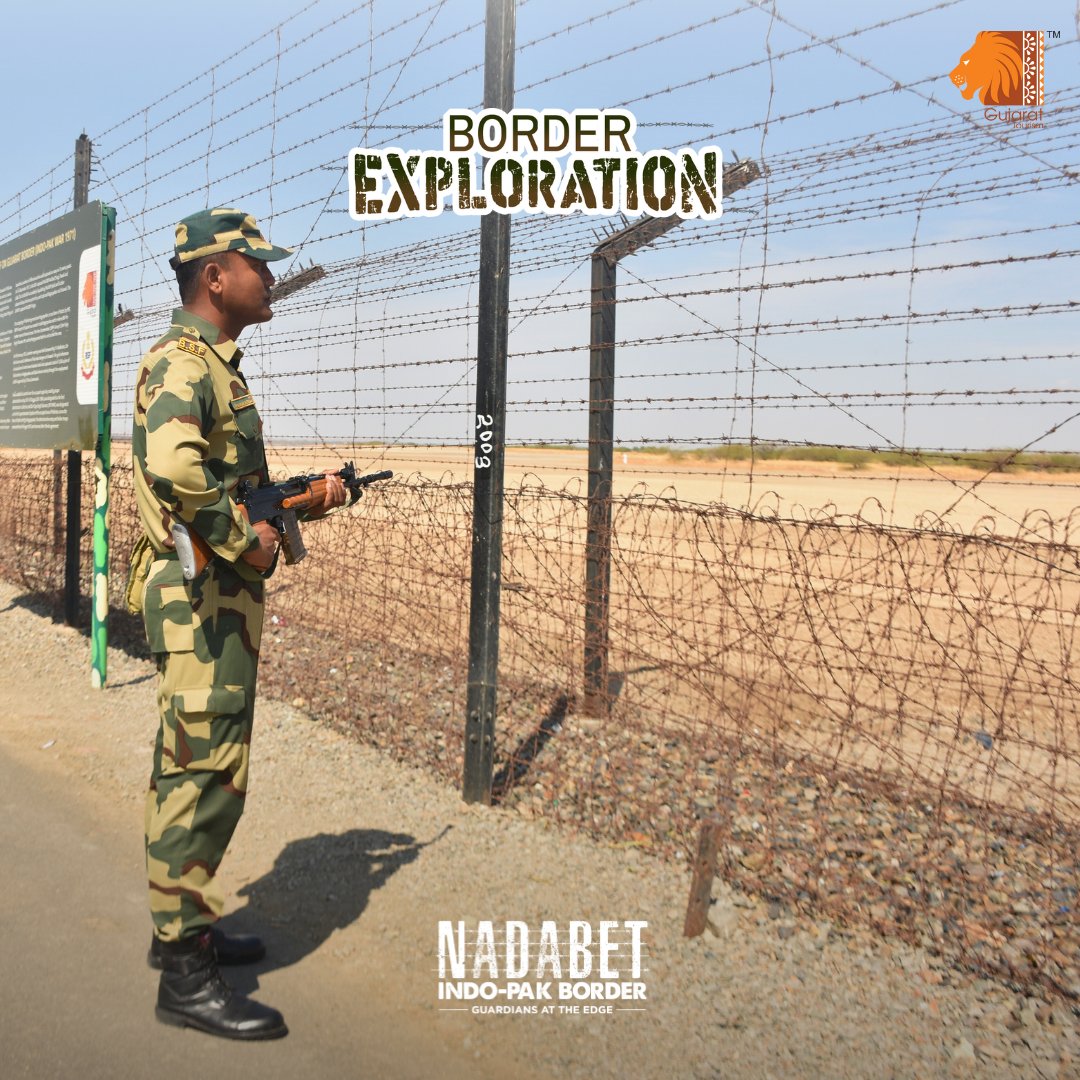 Honoring the courage of a BSF Jawan at the Nadabet Indo-Pak Border.

Visit: visitnadabet.com

#visitnadabet #soldiers #bsf #army #IndoPakBorder #NadabetBorder #SeemaDarshan  #banaskantha #Gujarat #tharad #deesa #gujarattourism #exploregujarat