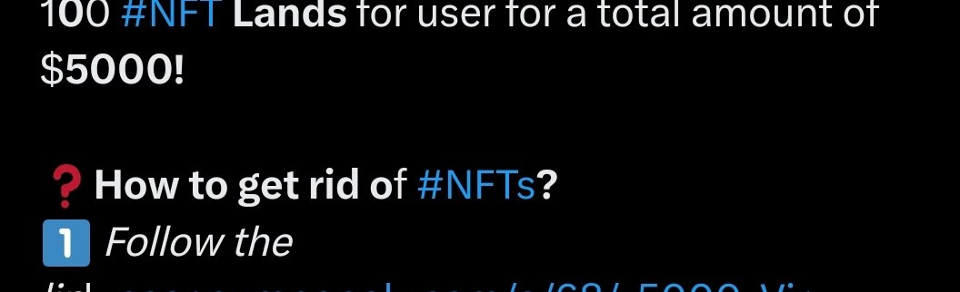 Barmanharry1's tweet photo. @NearGamesDAO @pumpopoly Typo? It says "get rid of nfts" 💀 https://t.co/4JVcWvAQNQ