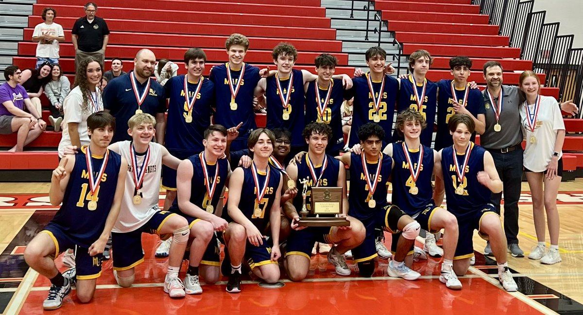 MarsAreaSD's tweet image. 🏐🎉 3️⃣ DAYS, 3️⃣ CHAMPIONSHIP TITLES!! 🏆🏆🏆 Congratulations to your 2024 WPIAL Class 2A Boys Varsity Volleyball Champions!! The Fightin’ Planets defeated Armstrong 3-0 to claim the title last night! #marsproud #LetsGoPlanets