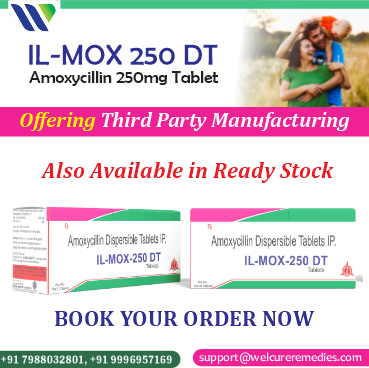 Amoxycillin (IL-Mox-250Dt)= integratedlaboratories.in/product/amoxyc… RAISE YOUR ORDER NOW #manufacturers. Contact us for Business Opportunities. #followformore #pharmaceuticalcompany #pharmacompany #thirdpartymanufacturiing #pharmafranchise #IntegratedLaboratories