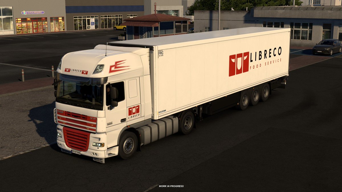 Auflieger aufgesattelt, jetzt kann es losgehen! 🚛 💨  #workinprogress #EuroTruckSimulator2 #ETS2