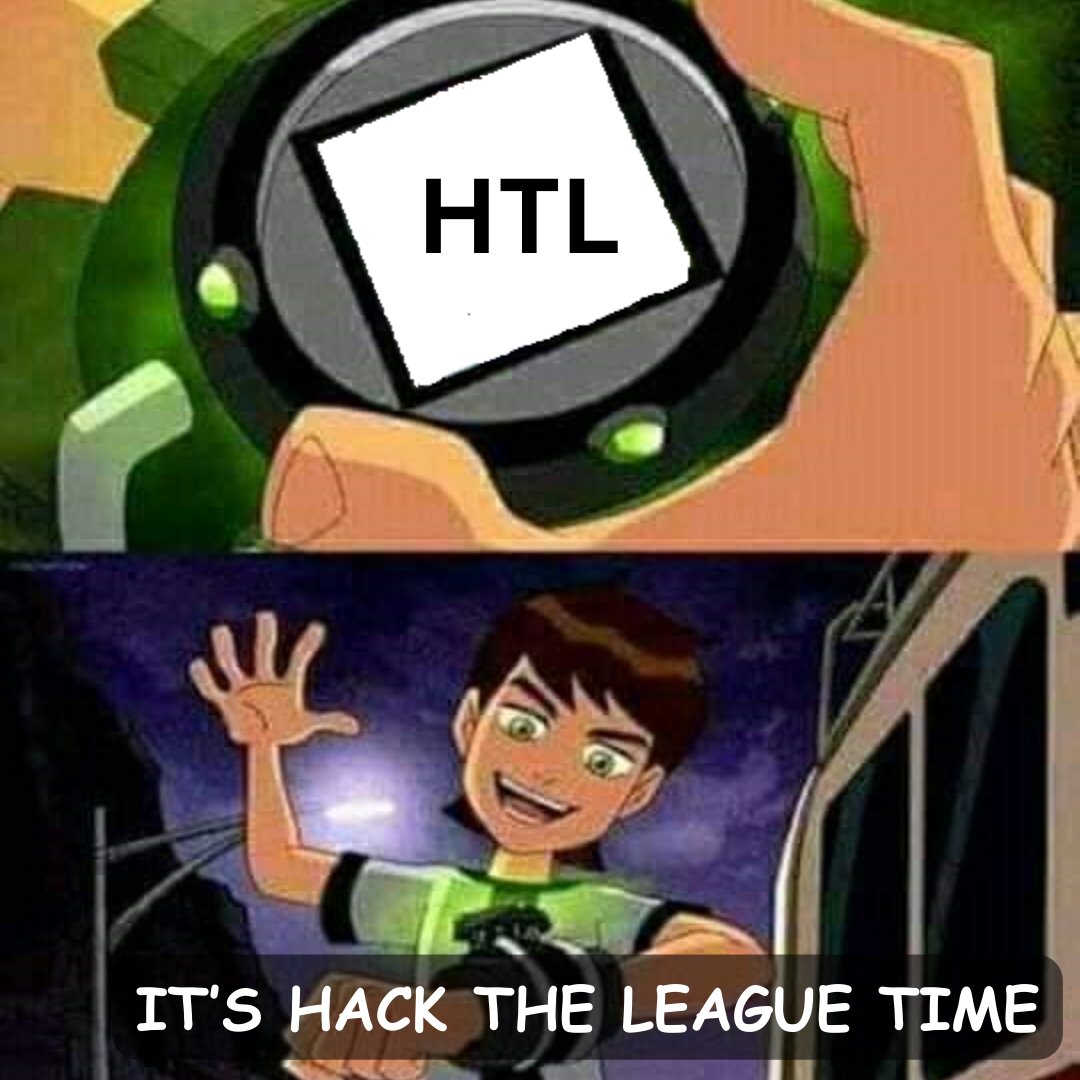 Ag_Parshav03's tweet photo. Hey look, it's 'HACK THE LEAGUE' Timeβ±οΈ
#HackTheLeague #HTL3 #HTLMEME https://t.co/xsG2SN3UsJ