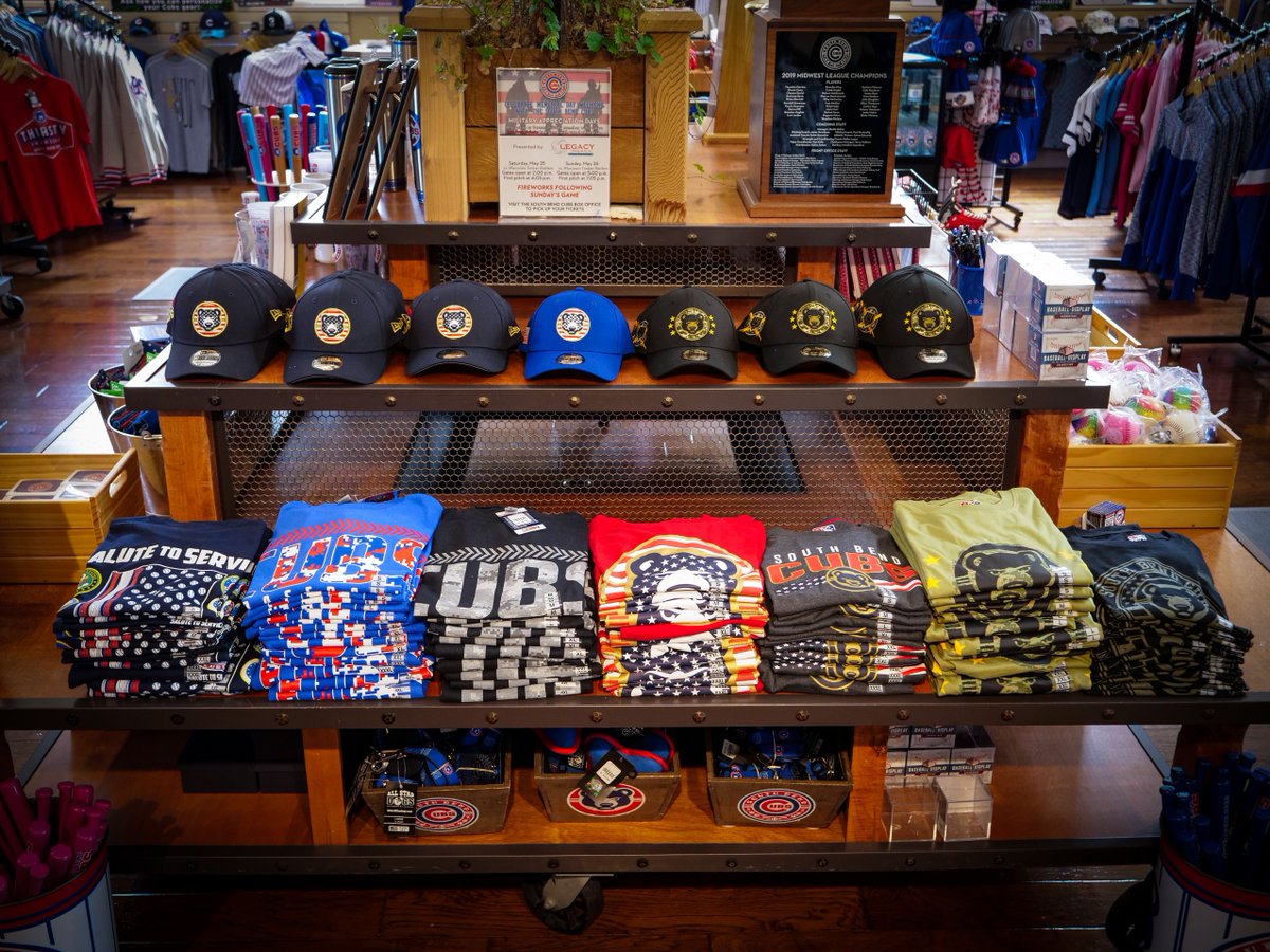 Check out our new Armed Forces collection available at the Cubs Den Team Store. We have a variety of shirts and hats to represent our heroes at home and overseas. SHOP NOW ➡️ southbendcubs.milbstore.com