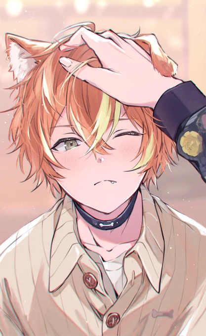撫でられるの好きだとかわいい  #Prsk_FA 