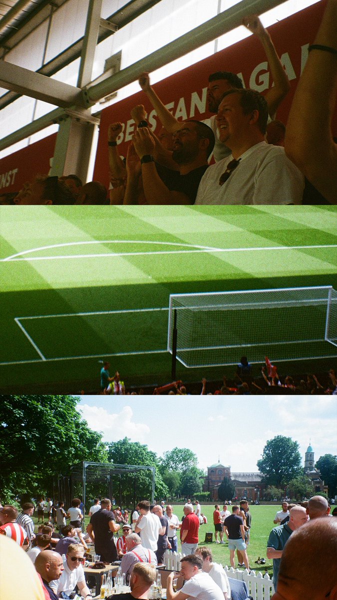 Summer football on film 🎞️🌞 (📸 Shot by Brentford fan Tias Comber)