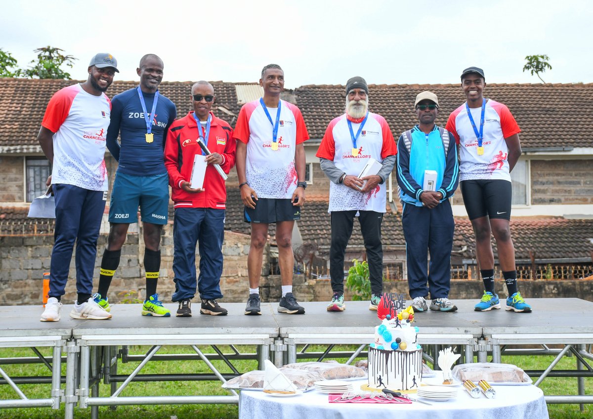 StrathU's tweet photo. Don't lose sight of our purpose in running - it's all about leaving a lasting impact! 🏃‍♂️ ~ Dr. @VinceOgutu

📸Huge shoutout to the team that supported Dr. @VinceOgutu, maintaining his pace and lifting his spirits whenever fatigue crept in.

#VCRun #Run4Impact https://t.co/3fBy3D2Yg4