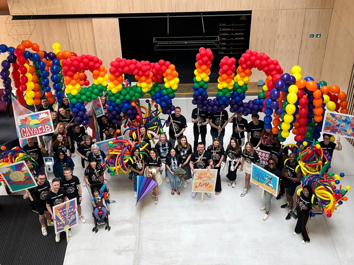 DeloitteProud's tweet photo. It's time! #BirminghamPride - we’re coming for you!! 🥳🏳️‍🌈🌈

Follow team #ProudAtDeloitte, we'll be posting pics of our people out on the street of Brum this afternoon 🙌 https://t.co/XTih53u27Z