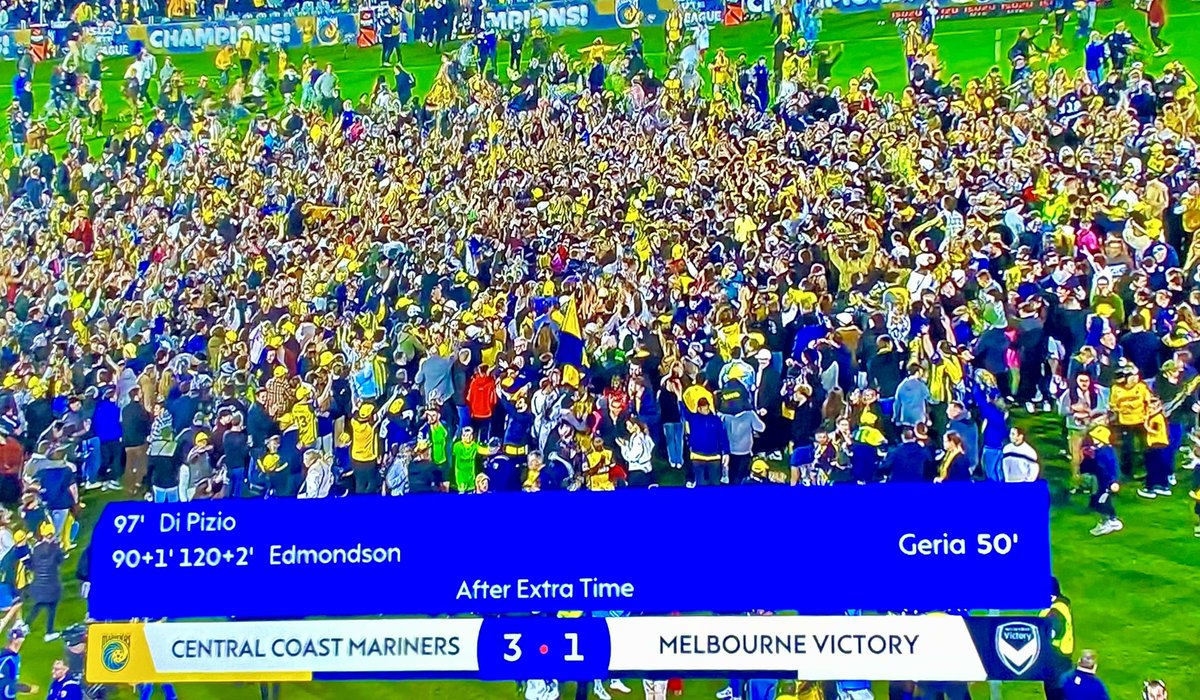 Massive congratulations to <a href="/CCMariners/">Central Coast Mariners</a> 

Scenes on the Coast!