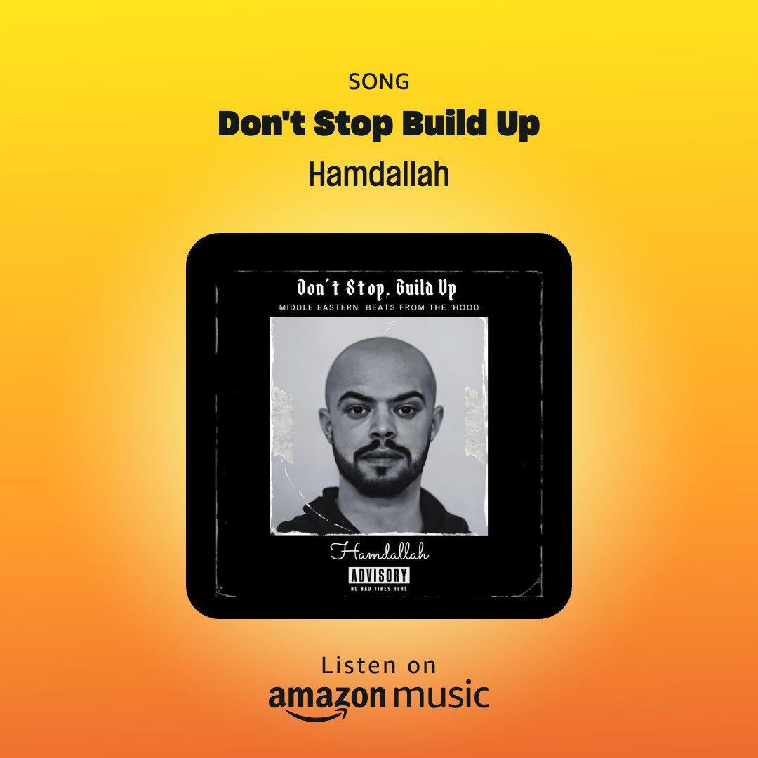 HamdallahAlzubi's tweet photo. Let’s get those speakers bumpin’ and show some love! #dont_stop_build_up is now live on #amazonmusic 🎶 #indieartist https://t.co/2zvx0Dfdpj