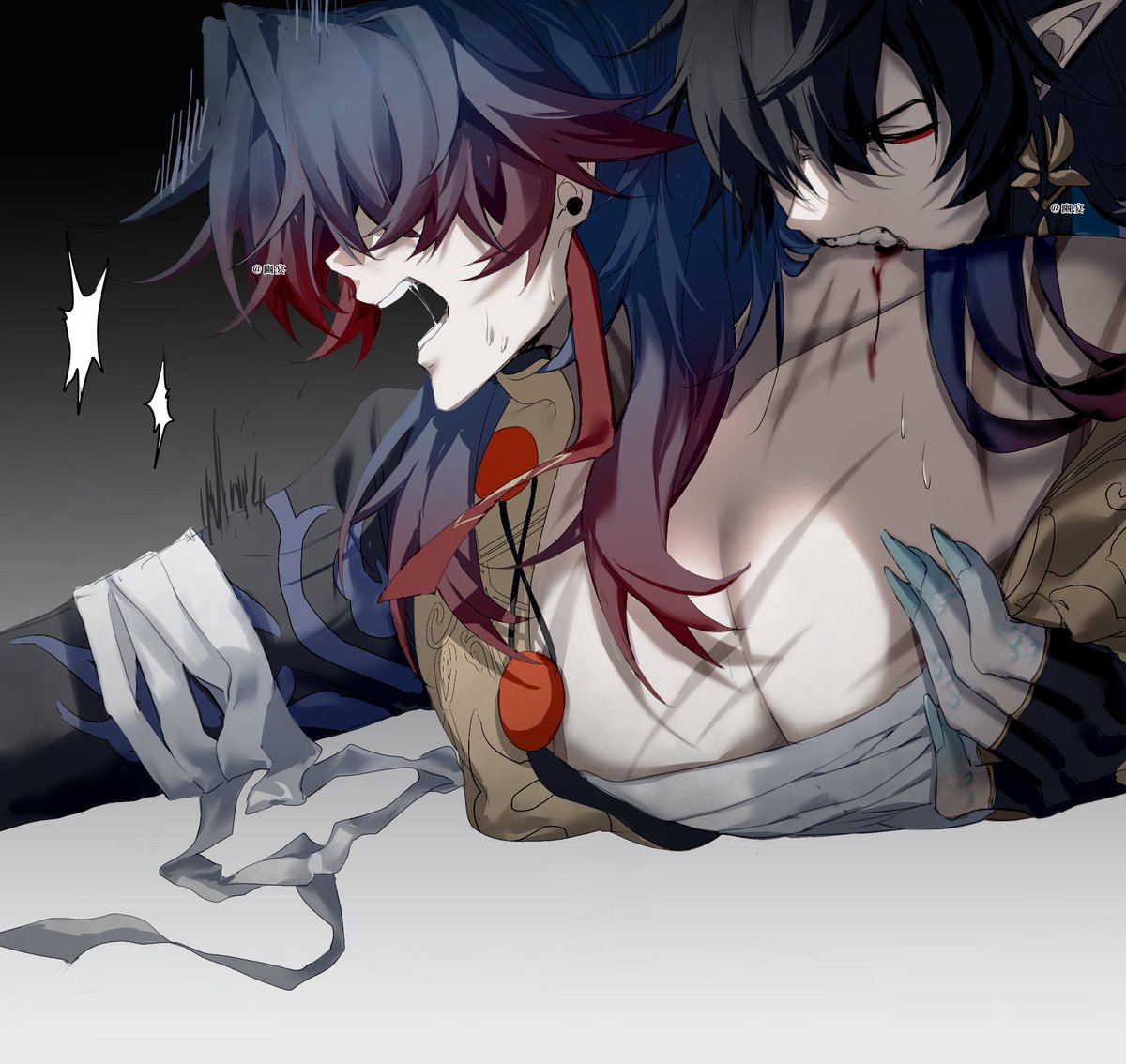 tnndgwg's tweet photo. #恒刃 #hengren 
丹恒决定给缠着自己的麻烦一点教训 https://t.co/XIYqTbeFLP