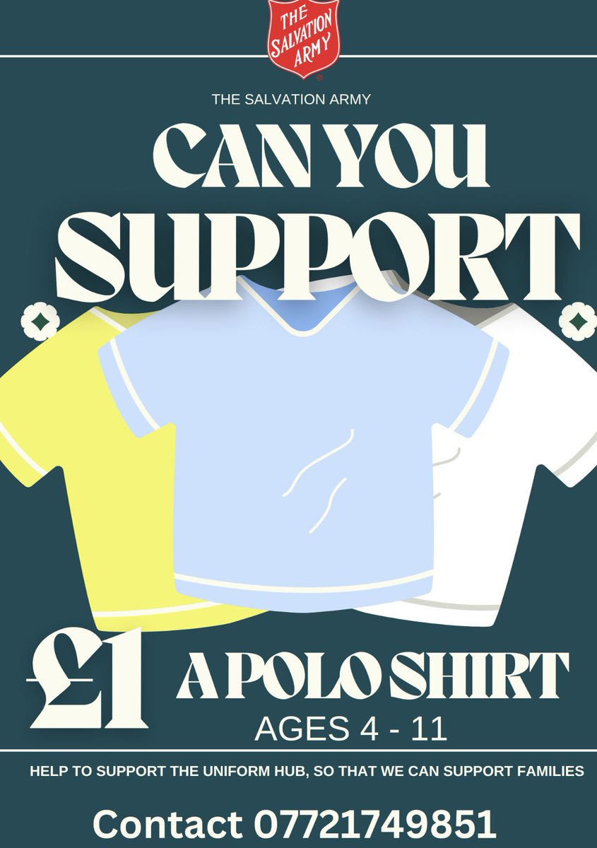 The Brew SA Fitton Hill (@thebrewfh) on Twitter photo Can you support the Uniform Hub FittonHill by donating £1 or buying a white/blue or yellow polo shirt ?? 👕
Can your workplace do a fundraiser for the appeal?
Children shouldn’t go with 😢
Please share ❤️<a href="/shah_arooj/">Arooj Shah</a> <a href="/ChauhanZahid/">Zahid Chauhan, OBE,FRCGP</a> <a href="/OfficialOAFC/">(P) Oldham Athletic</a> <a href="/hil3494/">Steve Hill MBE</a>
justgiving.com/page/oldham-fi… Can you support the Uniform Hub FittonHill by donating £1 or buying a white/blue or yellow polo shirt ?? 👕
Can your workplace do a fundraiser for the appeal?
Children shouldn’t go with 😢
Please share ❤️<a href="/shah_arooj/">Arooj Shah</a> <a href="/ChauhanZahid/">Zahid Chauhan, OBE,FRCGP</a> <a href="/OfficialOAFC/">(P) Oldham Athletic</a> <a href="/hil3494/">Steve Hill MBE</a>
justgiving.com/page/oldham-fi…