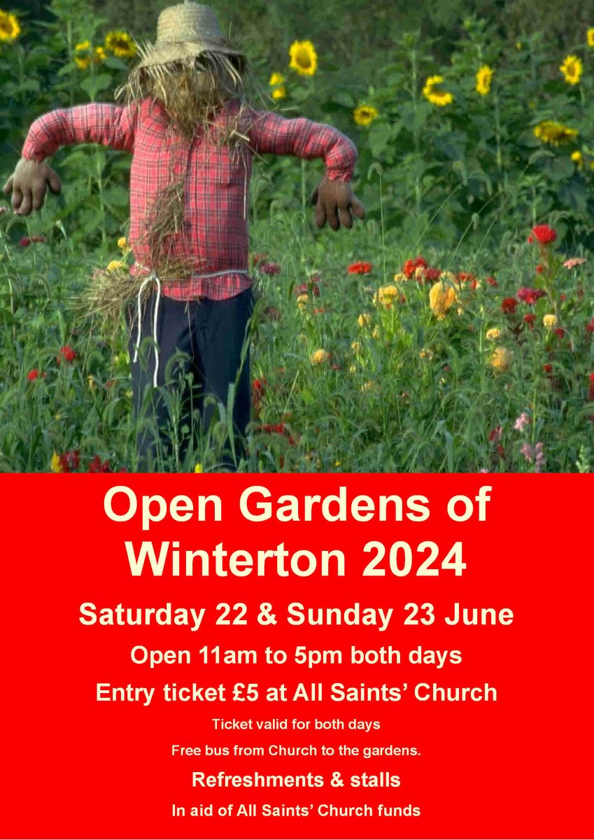 Coming soon! #Winterton Open Gardens 22/23 June £5 entry covers both days #lincsconnect #whatsoninLincs @Winterton_Rover @WintertonTC @NajModakBBC @homesandgardens @_houseandgarden @BriggArts @barton_fm @BartonTourism @ScunthorpeLive @hulllive @GrimsbyLive  @winterton2022