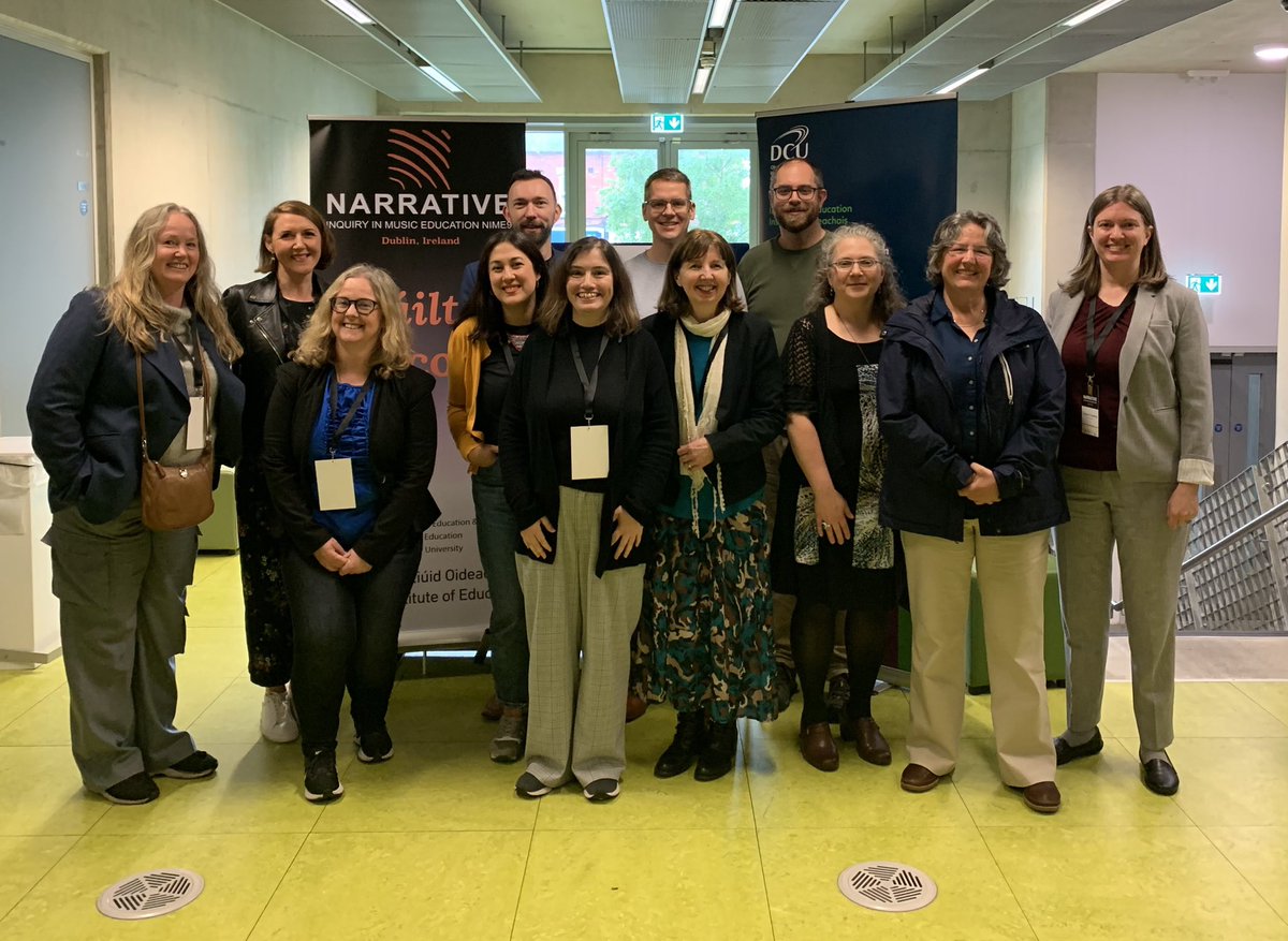 RMurphyPhD's tweet photo. The enduring spirit of collegiality among #NIME9 https://t.co/dkcetQQxlA -when intl scholars stay back, help us tidy &amp; roll banners up! 🤗Thanks to all for searing &amp; sensitive insights on #musiced. We listened learned, let slip a silent tear, laughed &amp; were humbled. Til #NIME10🎶 https://t.co/MLSEnVpbsq