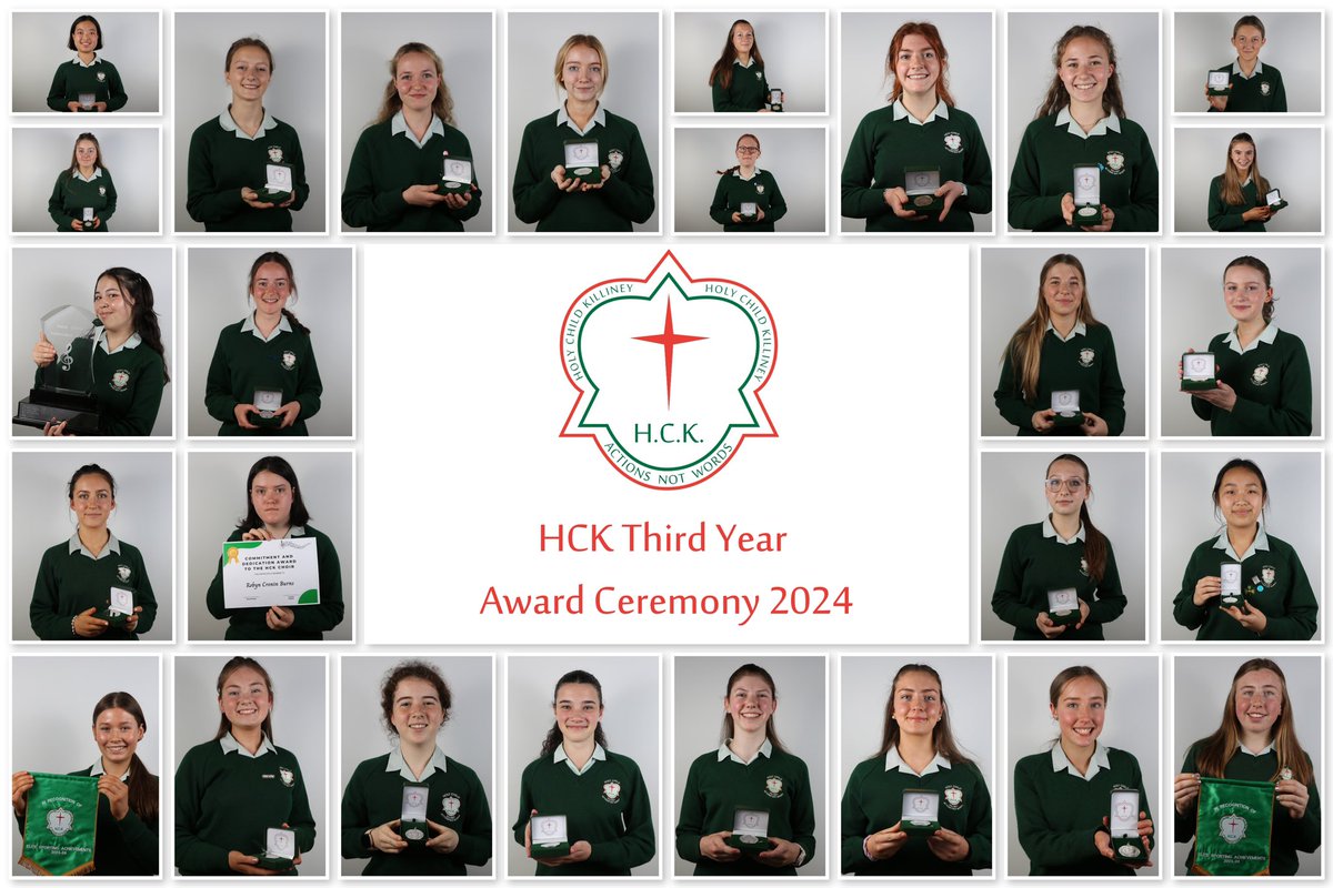 Collages of photos from our 6th and 3rd Year Award Ceremonies this week. Wishing all 6th and 3rd Years the very best for their exams. 
“What one is called to do, she is called to do with all her might” - Cornelia Connelly #ActionsNotWords