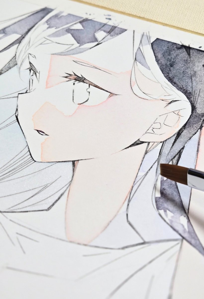 「色紙進捗 #COMITIA148」|晴瀬ひろきのイラスト