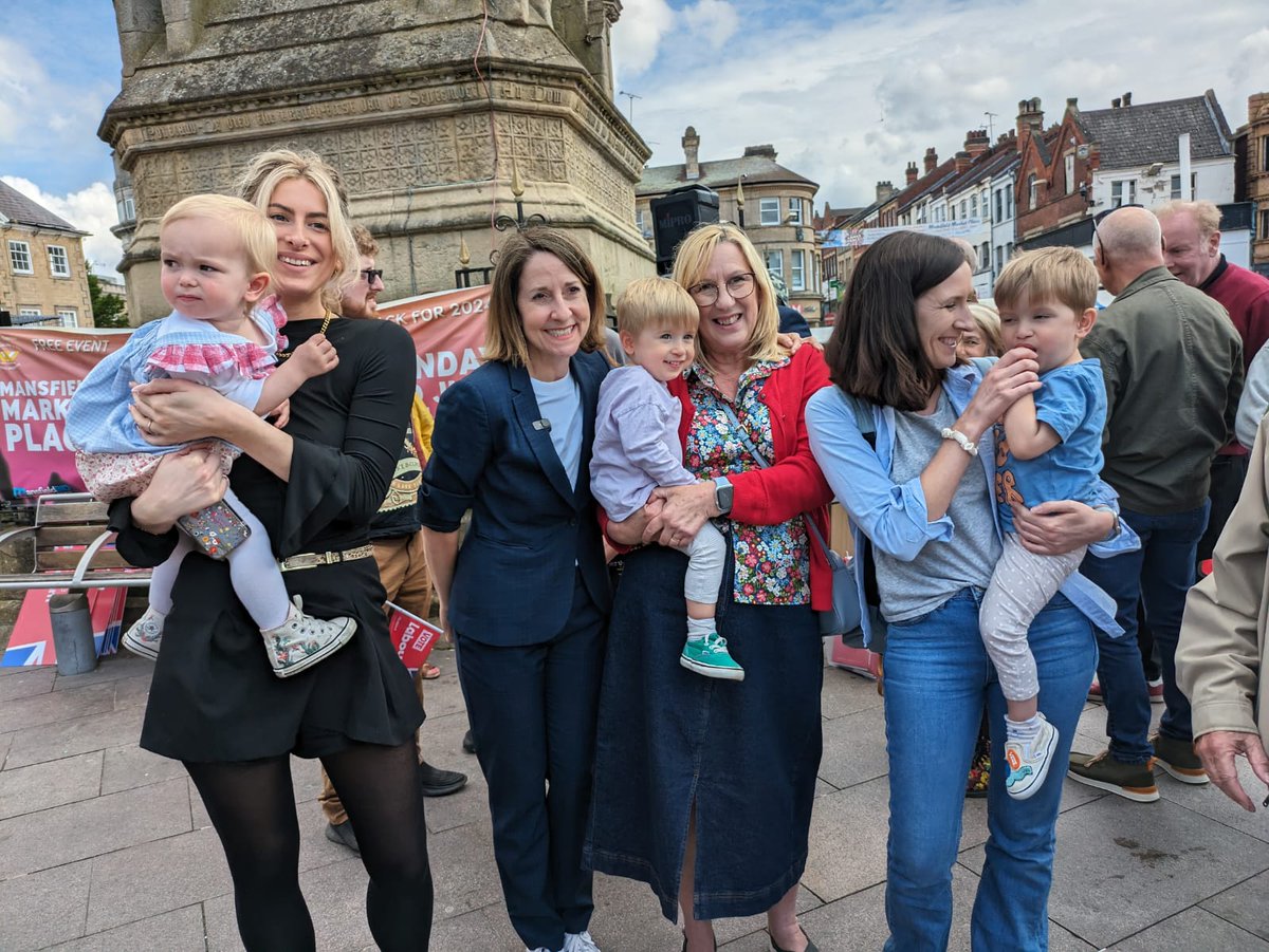 A brilliant morning with <a href="/steveyemm/">Stephen Yemm MP</a> and <a href="/mansfieldlabour/">Mansfield Labour</a> launching our general election campaign in Mansfield!

It’s time for change. Together we can stop the chaos, turn the page and start rebuilding our country.