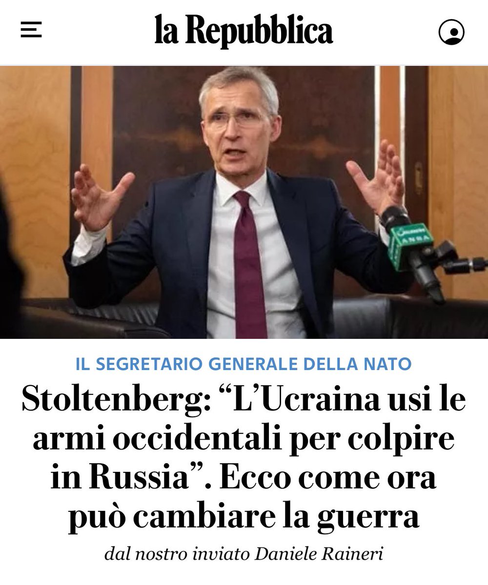 k_arsenale's tweet photo. Il filo ucraino #DanieleRaineri: “Ecco come ora può cambiare la guerra”. Ecco, guardiamo il lato positivo di una guerra nucleare, almeno anche voi di Repubblica svampate.
#LaGrandeCazzata https://t.co/3Cu5GQsKG5