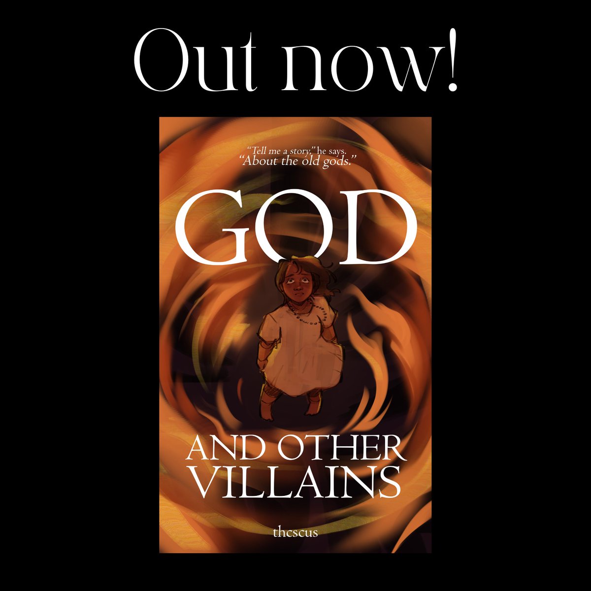 thcscus's tweet image. GOD AND OTHER VILLAINS: A Short Story Collection is out now! Free to read in the 🔗 below :)