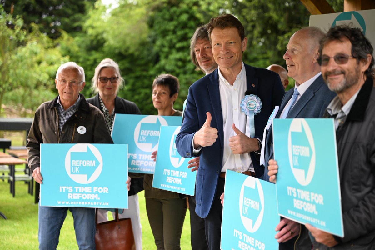 Great time launching my campaign to become the next MP for Boston and Skegness.   People here are so fed up with the Tories’ immigration betrayal.   Vote Reform UK on 4th July to freeze immigration.