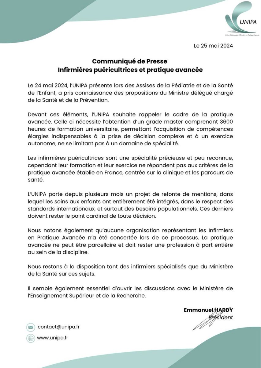 Syndicat UNIPA tweet media