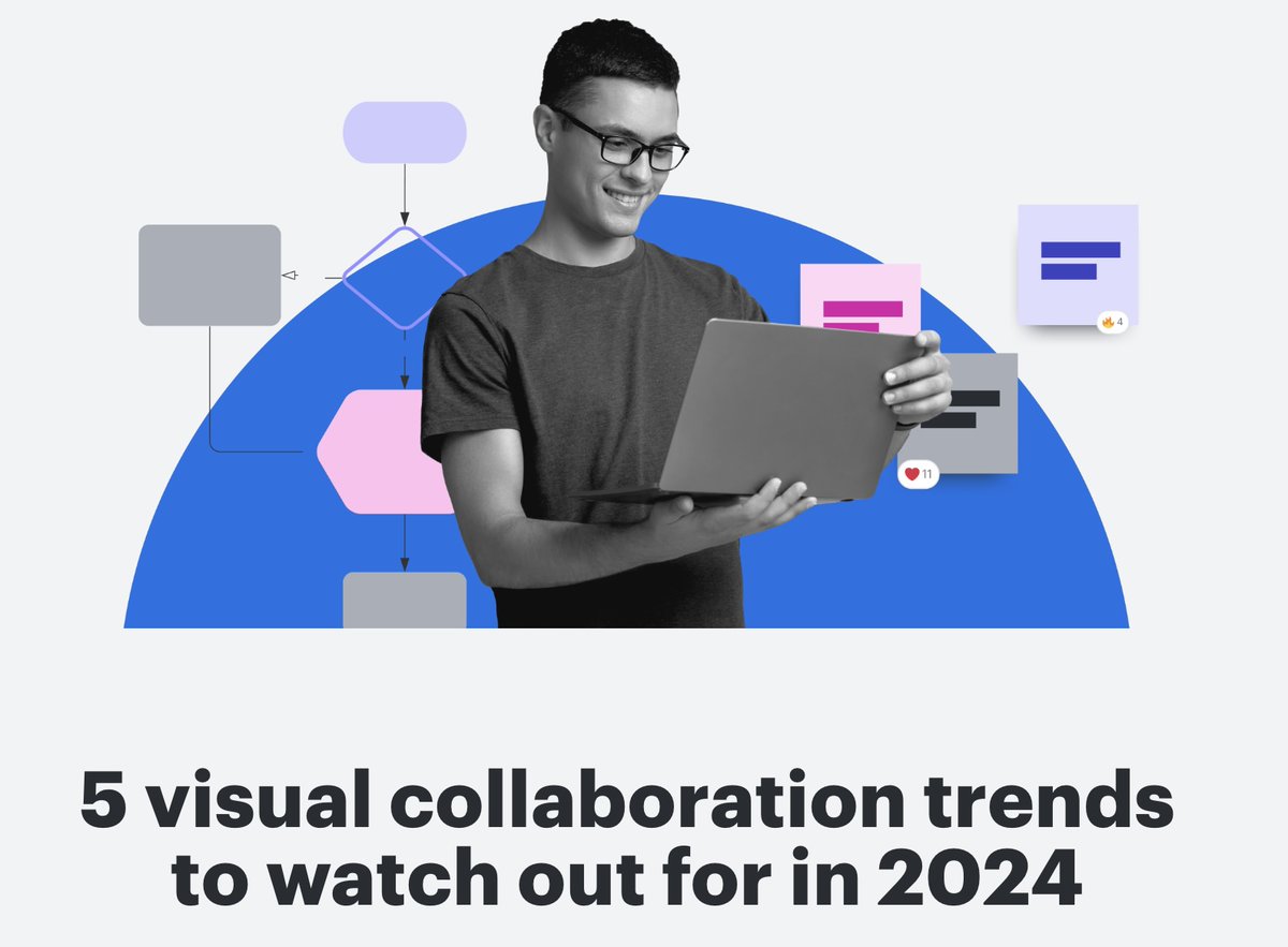 5 visual #collaboration trends to watch out for in 2024 conr.live/StateofVisualC… Includes a complimentary copy of my blockbuster research report 'The State of Visual Collaboration in 2024', courtesy of @LucidSoftware. #digitalworkplace #FutureOfWork #AI