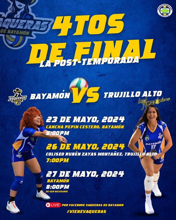 ciudadebayamon's tweet photo. Tres días de pura acción deportiva con nuestras #Vaqueras. https://t.co/IY5L725O70