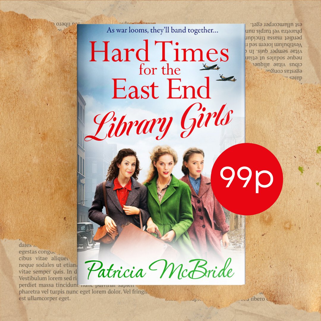 ⭐ 99p DEAL ⭐

Patricia McBride’s captivating tale of resilience and determination, #HardTimesfortheEastEndLibraryGirls is perfect for fans of Lizzie Lane, Elaine Roberts and Lesley Eames! 📕

➡️ Start reading for only 99p! mybook.to/hardtimeseaste…