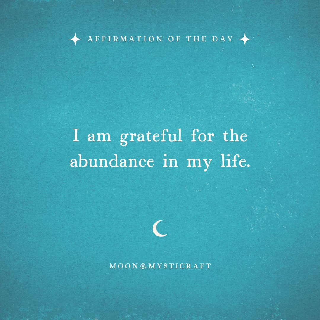 Drop a ❤️ to claim today's affirmation! Be sure to follow @MoonMysticraft for your daily dose of spiritual inspiration. #positiveaffirmations #witchcraft #loa #meditation #spiritualgrowth #lawofattraction #lawofpositivity #manifestation #manifestyourdreams #wicca #wiccan
